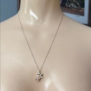 Beautiful pink turtle necklace